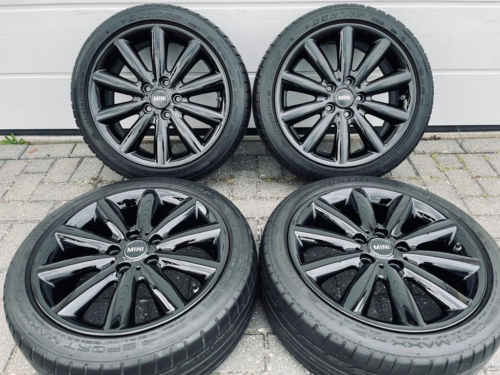 17 Inch Originele Mini Cooper COSMOS Velgen 205/45/17 5x112, Auto-onderdelen, Banden en Velgen, Banden en Velgen, 17 inch, Zomerbanden