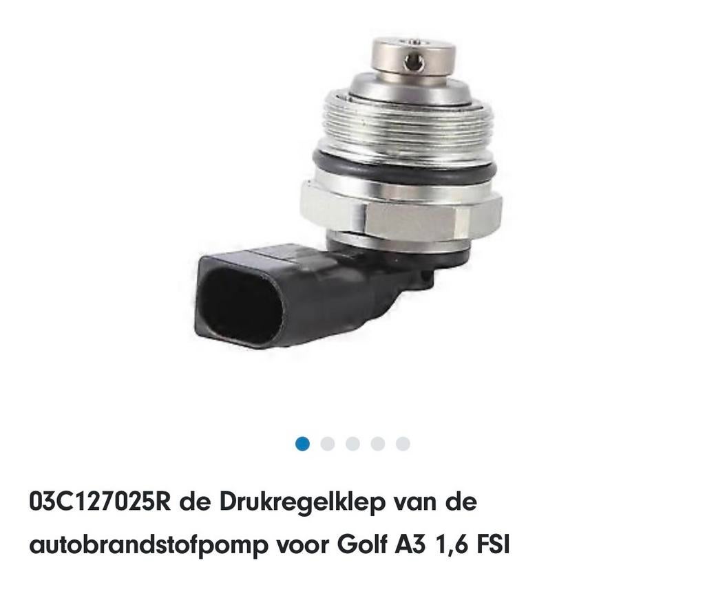 Drukregelklep autobrandstofpomp Golf A3 1.6 FSI, Auto-onderdelen, Verzenden, Gebruikt, Volkswagen