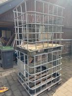 Twee IBC containers gebruikt, Ophalen