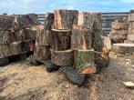 Haardhout  gezaagde stammen, 3 tot 6 m³, Ophalen of Verzenden, Overige houtsoorten, Blokken