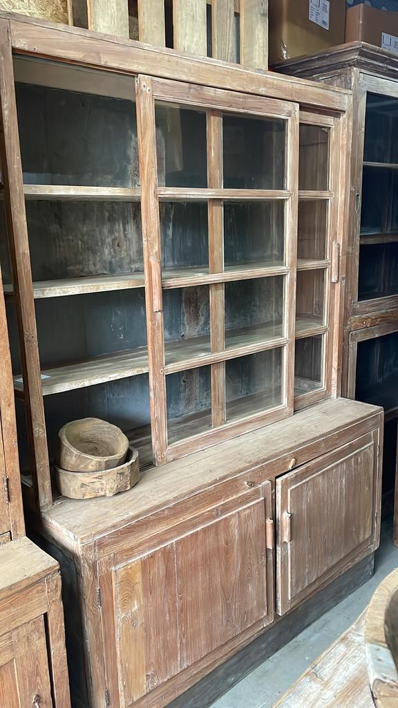 Vitrinekast vintage kast, Huis en Inrichting, Ophalen, 50 tot 100 cm, Minder dan 100 cm, 25 tot 50 cm