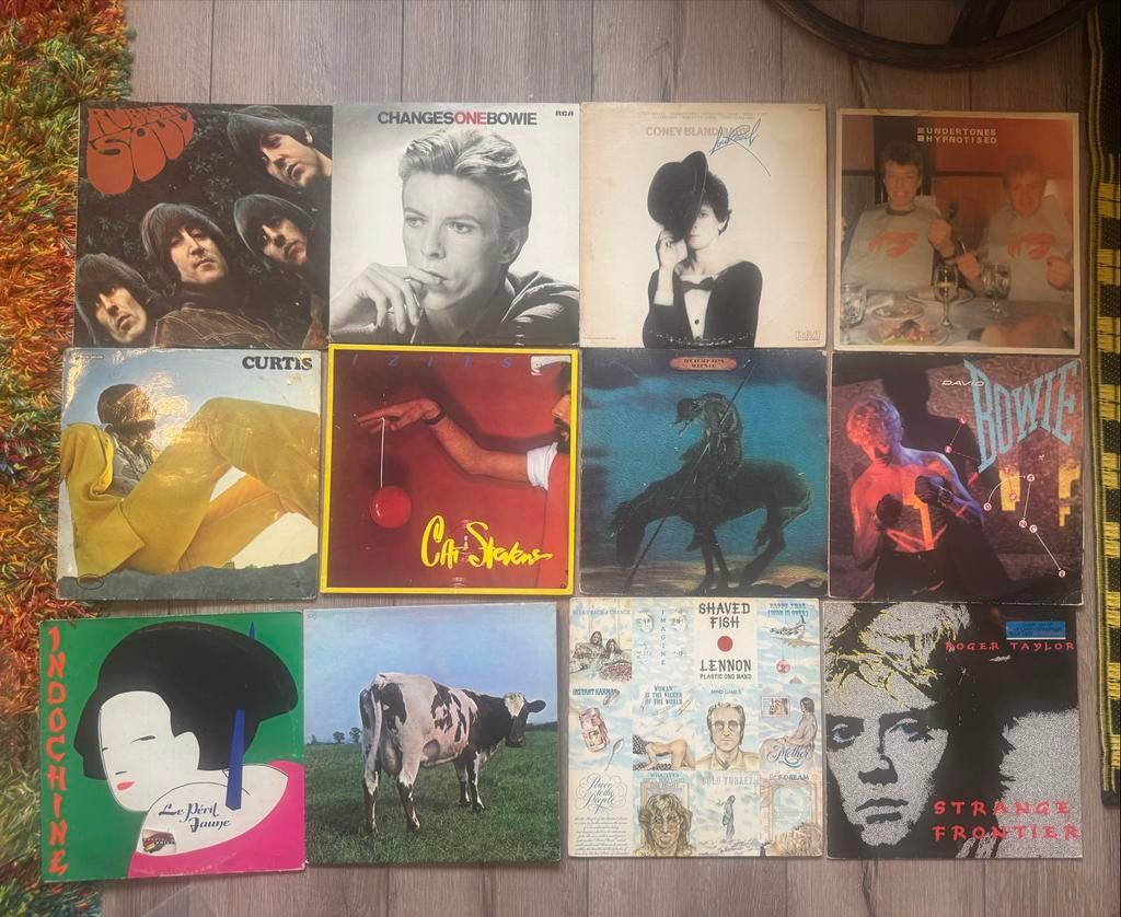 36 Elpees: Bowie, The Cure, Siouxsie & meer - Pop/Rock Colle, Cd's en Dvd's, Vinyl | Pop, Gebruikt, 1970 - 1979, 12 inch, Ophalen of Verzenden