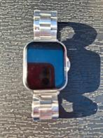 Smartwatch met metalen en siliconen band - Nieuw, Sieraden, Tassen en Uiterlijk, Smartwatches, Onbekend, Nieuw, Ophalen of Verzenden