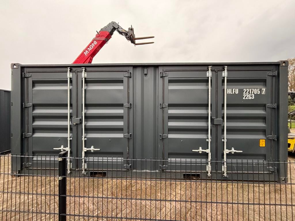 20ft opslagcontainer zeecontainer, Ophalen