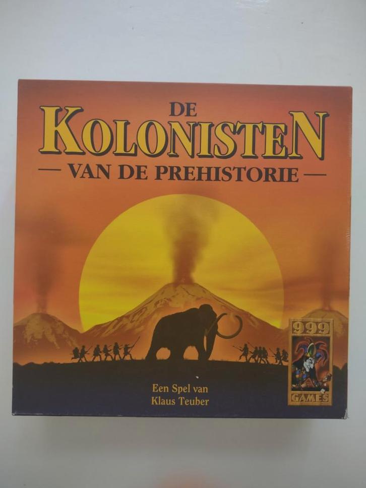 Kolonisten van de Prehistorie - 999 Games, Hobby en Vrije tijd, Gezelschapsspellen | Kaartspellen, Zo goed als nieuw, Een of twee spelers