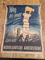 Poster arbeidsfront, Ophalen of Verzenden, Luchtmacht, Nederland, Foto of Poster