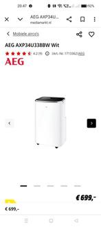 axp34u338bw AEG airco, Witgoed en Apparatuur, Airco's, Ophalen, Zo goed als nieuw