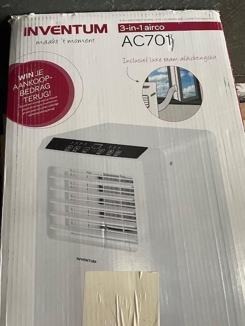 Inventum 3-in-1 airco, Witgoed en Apparatuur, Airco's, Zo goed als nieuw, Mobiele airco, Minder dan 60 m³, 3 snelheden of meer