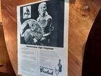 Advertentie van Grolsch bier schilder 1959, Verzamelen, Biermerken, Ophalen of Verzenden, Zo goed als nieuw, Viltje(s), Grolsch