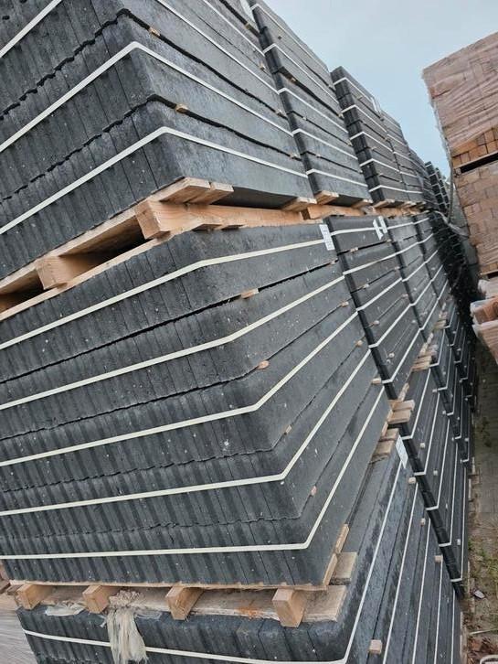 Opsluitbanden 6x15x100 antraciet 4.00 per stuk, Tuin en Terras, Tegels en Klinkers, Nieuw, Overige typen, Beton, Ophalen of Verzenden