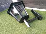 buitenlamp gegalvaniseerd tuinlamp lantaarn landelijk, Gebruikt, Staal, Wandlamp, Ophalen of Verzenden