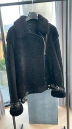 Biker - zwart - echt lammy - mt M/L - nieuw - lammy coat, Ophalen of Verzenden, Nieuw, Zwart
