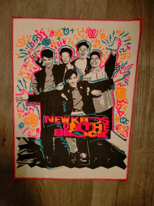 New Kids on the Block NKOTB boyband backpatch patch 2, Verzamelen, Muziek, Artiesten en Beroemdheden, Zo goed als nieuw, Kleding