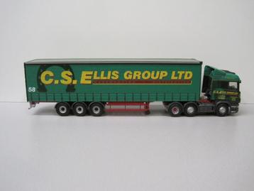 SCANIA R Highroof Curtainside C.S.Ellis Corgi 1:50 beschikbaar voor biedingen
