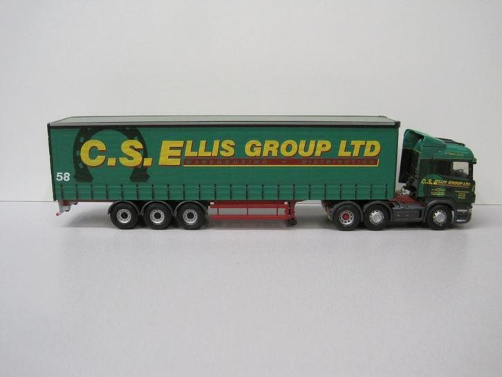 SCANIA R Highroof Curtainside C.S.Ellis Corgi 1:50, Hobby en Vrije tijd, Modelauto's | 1:50, Nieuw, Bus of Vrachtwagen, Corgi