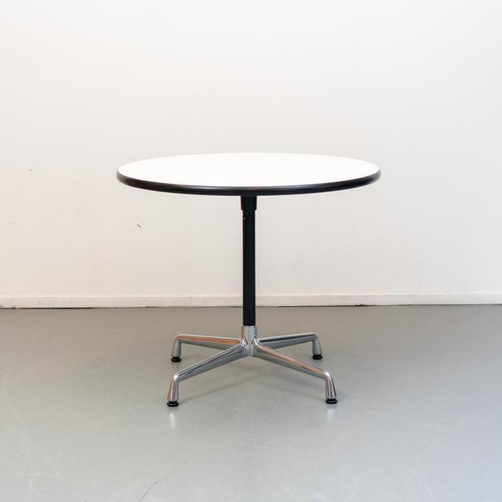 4 Vitra Eames Segemented Table Wit 80 cm, Huis en Inrichting, Tafels | Eettafels, 50 tot 100 cm, Vier personen