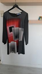 Desigual Jurk Maat XL - Grijs/Rood, Ophalen of Verzenden