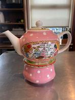 Blond Amsterdam Theepot met Warmer, Ophalen of Verzenden, Gebruikt
