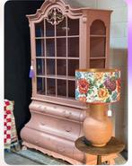 Roze buffetkast, Ophalen, 50 tot 100 cm, Zo goed als nieuw, 150 tot 200 cm