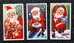 Ansichtkaart kerstmis/man met bewegende oogjes, Ophalen of Verzenden, 1960 tot 1980, Ongelopen, Feest(dag)