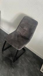 Eetkamerstoelen antraciet, Ophalen, Gebruikt, Grijs, Vijf, Zes of meer stoelen