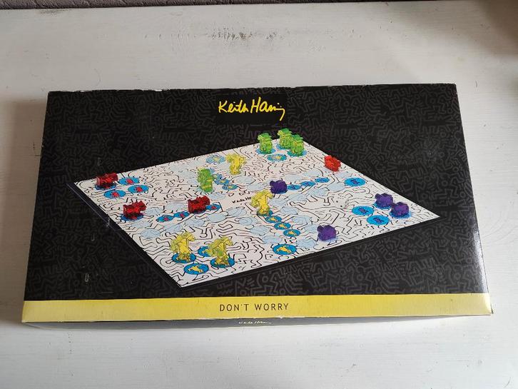 Keith Haring spel Don't Worry a, Hobby en Vrije tijd, Gezelschapsspellen | Bordspellen, Gebruikt, Ophalen of Verzenden