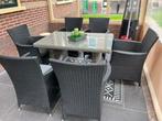 Zes stoelen., Tuin en Terras, Ophalen, Gebruikt