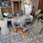 Antiek brocante oud paardje strogevuld kindekamer, Ophalen