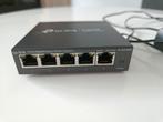 TP-Link TL-SG105E Gigabit Switch - 5 Poorten, Ophalen of Verzenden, Zo goed als nieuw