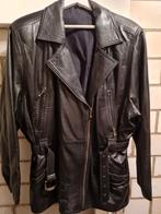 Vintage Leren Bikerjas Halflang Maat M/L - Nieuwstaat!, Kleding | Dames, Ophalen of Verzenden, Zo goed als nieuw, Maat 38/40 (M)