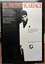 Filmposter "Scarface", Met lijst, Gebruikt, Rechthoekig Staand, Ophalen
