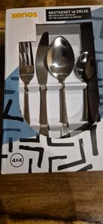 Nieuwe Bestekset 16-delig Xenos, Huis en Inrichting, Nieuw, Ophalen of Verzenden, Rvs of Chroom, Vaatwasserbestendig