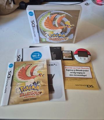 Pokemon Heartgold EU version compleet + Pokewalker beschikbaar voor biedingen