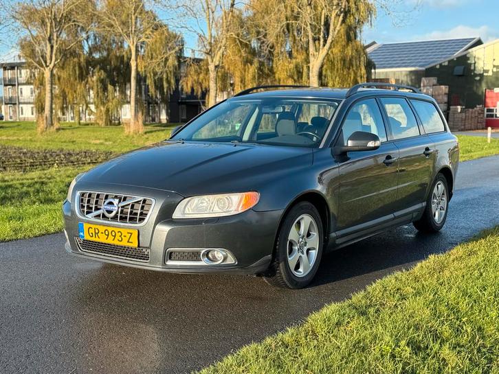 Volvo V70 1.6 D 2010 Grijs SUPERZUINIG ALLE OPTIES, Auto's, Volvo, Particulier, V70, ABS, Airbags, Airconditioning, Bluetooth