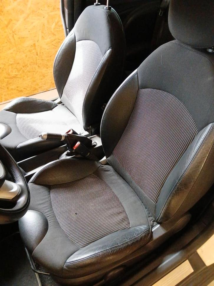 Voorstoelen en bank set halfleer Mini Cooper R56 2007, Auto-onderdelen, Interieur en Bekleding, Mini, Gebruikt, Ophalen