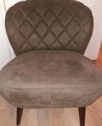 Antracietkleurige stoel, Huis en Inrichting, Banken | Sofa's en Chaises Longues, Minder dan 150 cm, Eenpersoons, Zo goed als nieuw