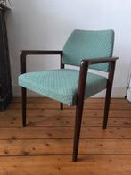 Vintage midcentury teak stoel scandinavisch, Huis en Inrichting, Stoelen, Midcentury, Gebruikt, Bruin, Hout