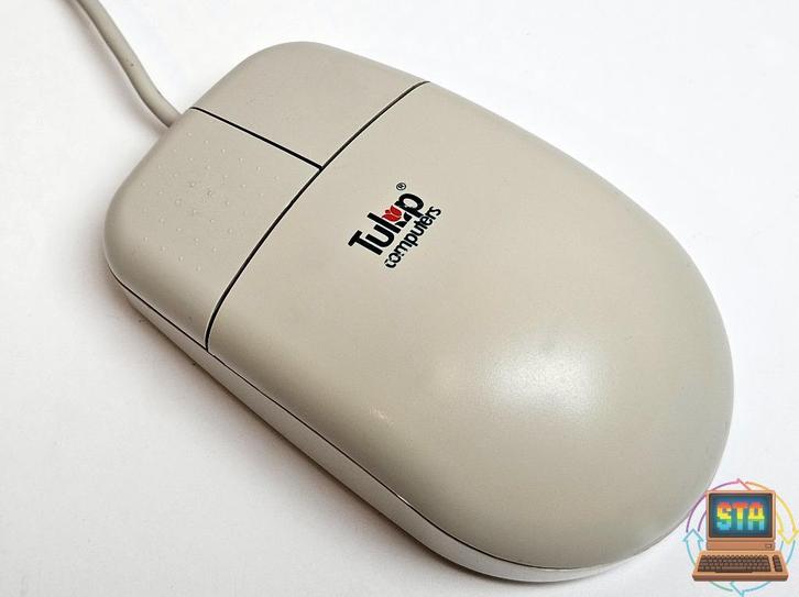 Originele Tulip PS2 PS/2 Muis Mouse Werkt Prima Vintage, Computers en Software, Vintage Computers, Ophalen of Verzenden
