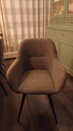 3 Grijze Eetkamerstoelen ZGAN, Drie, Ophalen of Verzenden, Zo goed als nieuw, Metaal