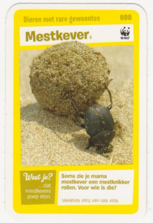 Super dieren no.90 Mestkever [2725]  [VeOvSu], Verzamelen, Supermarktacties, Albert Heijn, Ophalen of Verzenden