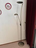 Staande Vloerlamp met leeslamp(dimbaar), Ophalen, Zo goed als nieuw, Metaal, Modern