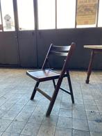 Houten klapstoelen, Huis en Inrichting, Ophalen, Gebruikt, Bruin, Vijf, Zes of meer stoelen