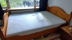 Grenen bed in goede staat, Huis en Inrichting, Slaapkamer | Bedden, Ophalen, Gebruikt, Bruin, 140 cm