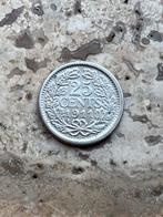 25 cent 1911 Wilhelmina , zeer mooie kwaliteit, Postzegels en Munten, Munten | Nederland, Zilver, 25 cent, Ophalen of Verzenden