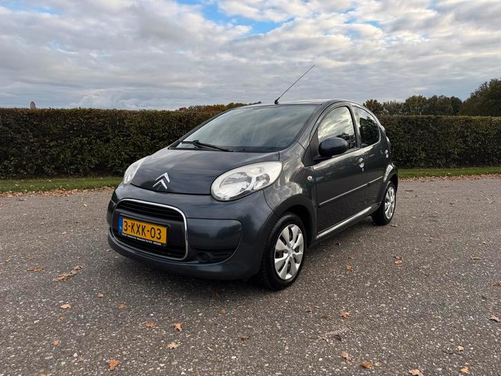 Luxe Citroën C1 1.0 5-DRS 2010 Grijs - Airco - Carplay, Auto's, Citroën, Particulier, C1, Benzine, A, Hatchback, Handgeschakeld