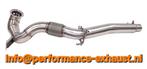 Uitlaat downpipe catles 200 cells VOLKSWAGEN GOLF 8 GTI ZIE, Ophalen of Verzenden