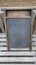 Brocant wasbord metaal hout, Ophalen
