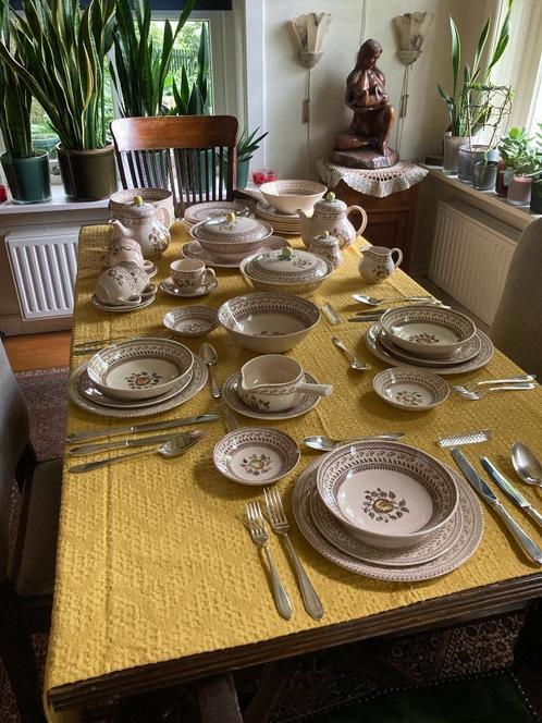 Johnson Bros Old Granite Fruit Sampler Delen Vintage servies, Antiek en Kunst, Antiek | Servies los, Ophalen of Verzenden