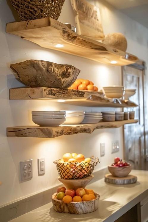 De Houtatelier al 15 jaar specialist in boomstam wandplanken, Huis en Inrichting, Woonaccessoires | Wandplanken en Boekenplanken