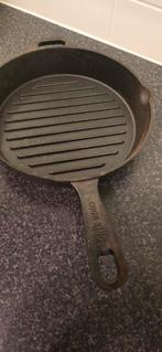 Gietijzeren Grillpan Cook King - Gebruikt, Huis en Inrichting, Keuken | Potten en Pannen, Gebruikt, Gietijzer, Ophalen of Verzenden